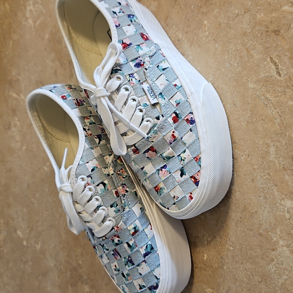 🌟Vans |Woven Authentic Stackform Platform Sneake… - image 8